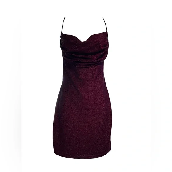 lush burgundy dress Lush Clothing